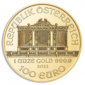 2022 1 oz. Austrian Gold Philharmonic (BU)