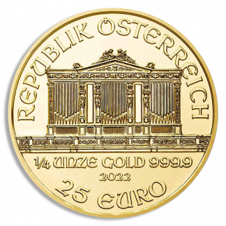 2022 1/4 oz. Austrian Gold Philharmonic (BU)