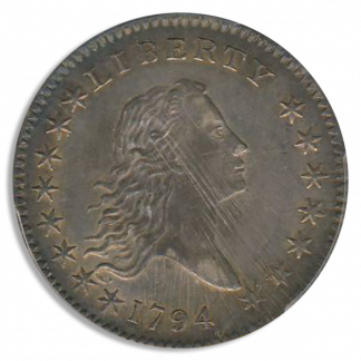 1794 Flowing Hair Half Dollar PCGS AU58 CAC 1794 Flowing Hair Half Dollar PCGS AU58 CAC
