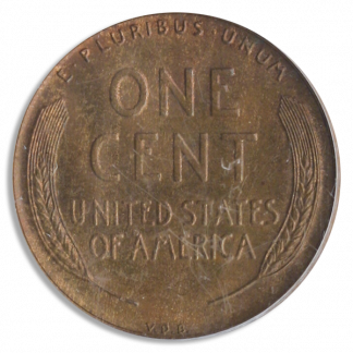 1909-S VDB Lincoln Cent PCGS MS63 Brown CAC 1909-S VDB Lincoln Cent PCGS MS63 Brown CAC