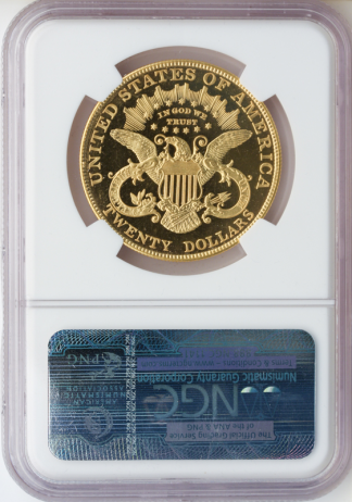 1907 $20 Liberty NGC PR66 Cameo