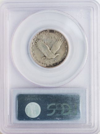 1918/7-S Standing Liberty Quarter PCGS AU50 CAC 1918/7-S Standing Liberty Quarter PCGS AU50 CAC