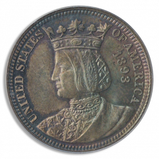 1893 Isabella Quarter PCGS MS65