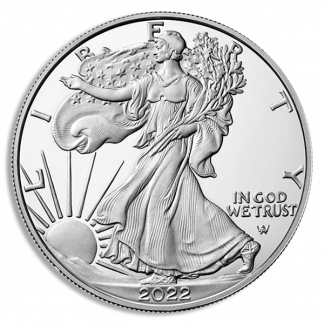 2022 1 oz Silver Eagle PCGS PR70 DCAM First Strike 2022 1 oz Silver Eagle PCGS PR70 DCAM First Strike
