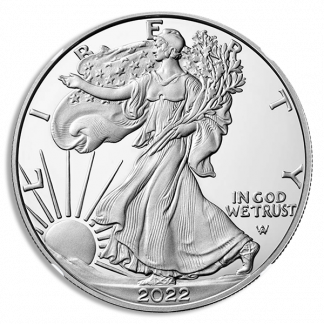 2022 1 oz Silver Eagle NGC PR70 Ultra Cameo Early Releases