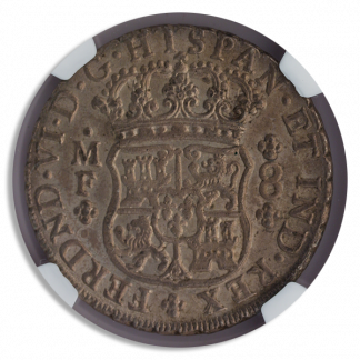 1751 8 Reales Mexico Pillar $1  NGC MS61