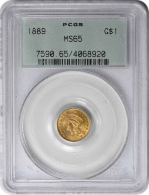 $1 Gold Type 3 Certified MS65 CAC (Dates/Types Vary) $1 Gold Type 3 Certified MS65 CAC (Dates/Types Vary)