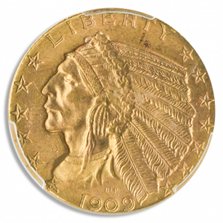 $5 Indian Certified MS61 (Dates/Types Vary)
