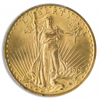 $20 St. Gaudens Certified MS64 CAC (Dates/Types Vary)