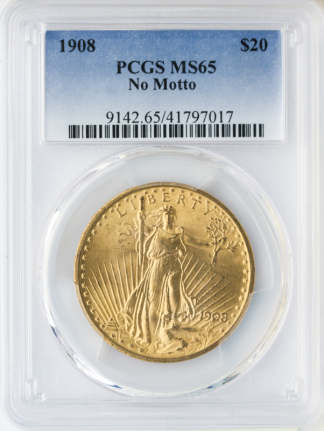 $20 Saint Gaudens N/M Certified MS65 (Dates/Types Vary) $20 Saint Gaudens N/M Certified MS65 (Dates/Types Vary)
