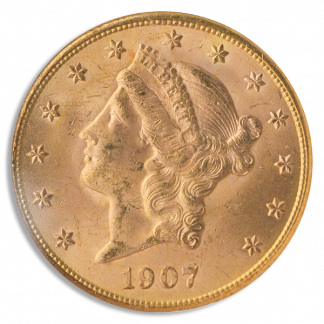 1907-S $20 Liberty NGC MS64