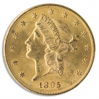 1895-S $20 Libert PCGS MS63 CAC 1895-S $20 Libert PCGS MS63 CAC