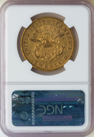 1857 $20 Liberty NGC XF45 CAC 1857 $20 Liberty NGC XF45 CAC