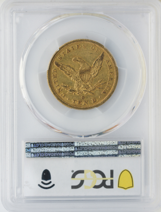 1844-O $10 Liberty PCGS AU50 CAC 1844-O $10 Liberty PCGS AU50 CAC