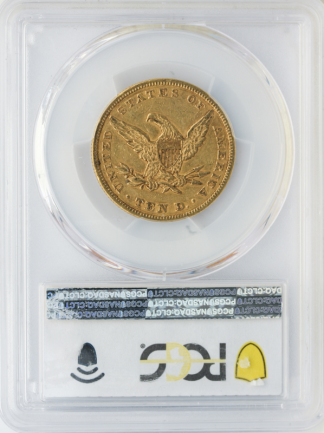 1861 $10 Liberty PCGS AU50 CAC 1861 $10 Liberty PCGS AU50 CAC