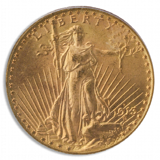 1913-D $20 Saint Gaudens PCGS MS64 CAC 1913-D $20 Saint Gaudens PCGS MS64 CAC