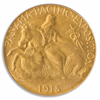 1915-S $2.50 Panama Pacific PCGS MS66 CAC 1915-S $2.50 Panama Pacific PCGS MS66 CAC