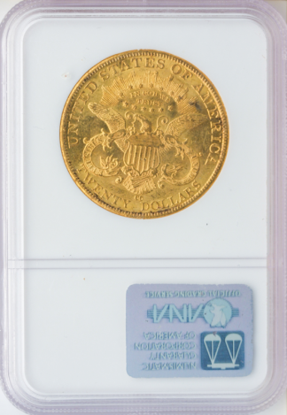 1882-CC $20 Liberty NGC AU58