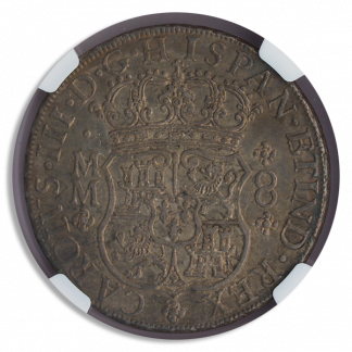 1761 8 Reales Mexico Pillar $1 NGC AU58 1761 8 Reales Mexico Pillar $1 NGC AU58