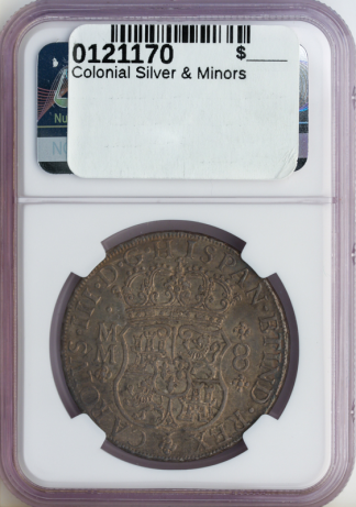 1761 8 Reales Mexico Pillar $1 NGC AU58 1761 8 Reales Mexico Pillar $1 NGC AU58