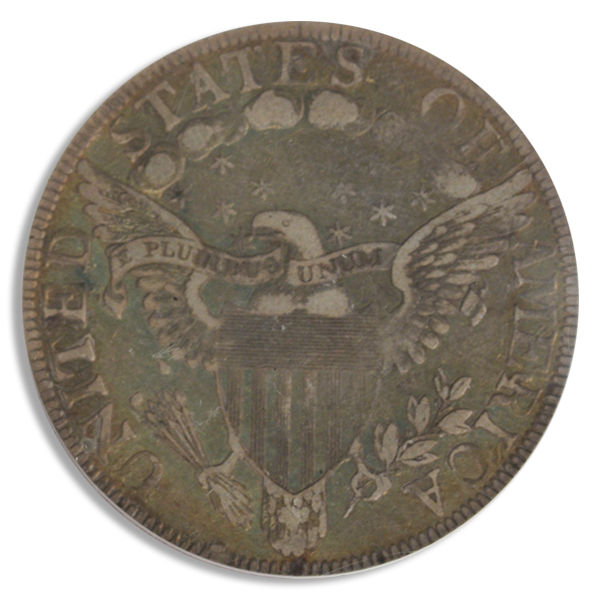 1801 Draped Bust Half Dollar PCGS VF20 CAC 1801 Draped Bust Half Dollar PCGS VF20 CAC