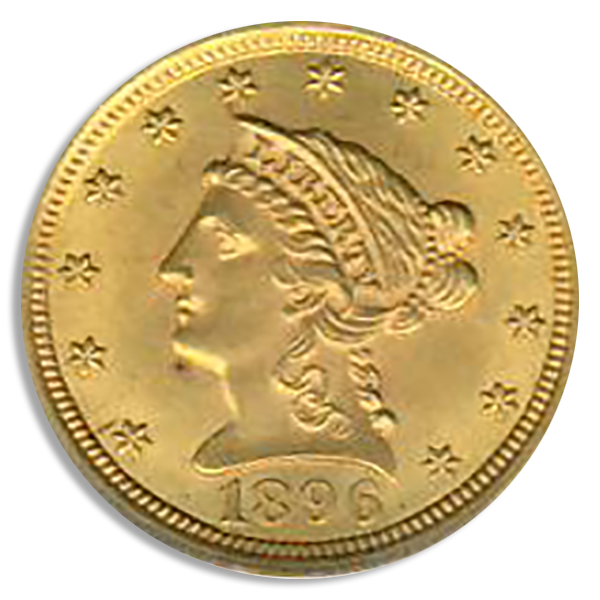1896 $2.50 Liberty PCGS MS65 1896 $2.50 Liberty PCGS MS65