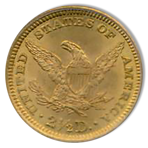 1896 $2.50 Liberty PCGS MS65 1896 $2.50 Liberty PCGS MS65