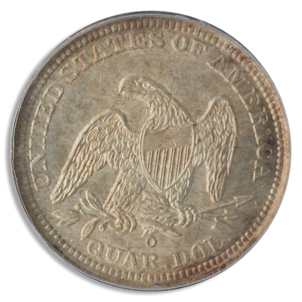 1840-O Seated Liberty Quarter PCGS MS64 CAC 1840-O Seated Liberty Quarter PCGS MS64 CAC