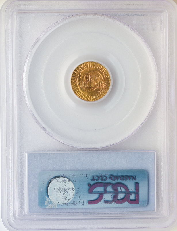 1915-S Panama Pacific Gold Commemorative $1 PCGS MS65 1915-S Panama Pacific Gold Commemorative $1 PCGS MS65