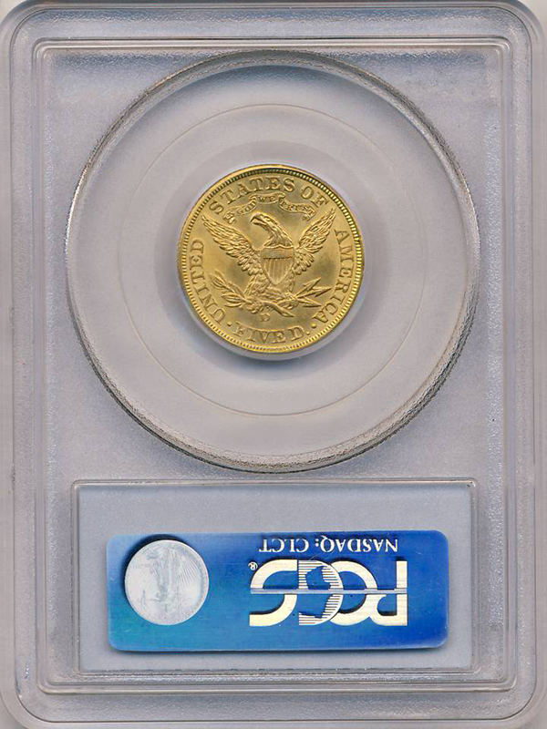 1907-D $5 Liberty PCGS MS66 1907-D $5 Liberty PCGS MS66