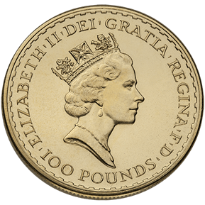 1 oz British Gold Britannia Coin (BU, Dates Vary)