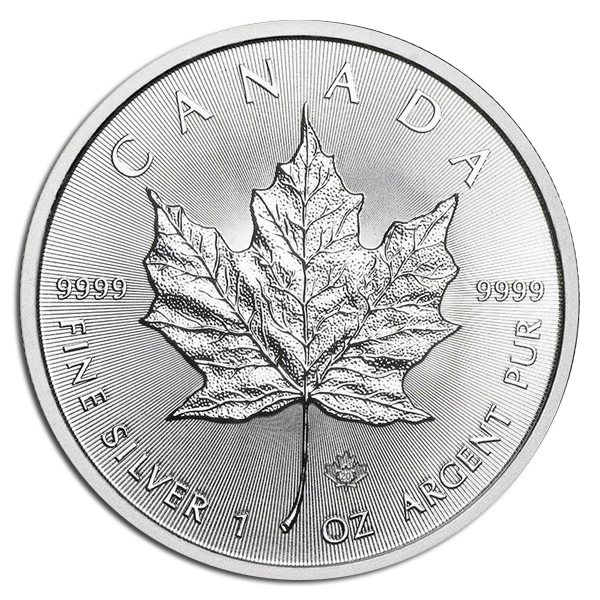 1 oz Canadian Silver Maple Coin (BU, Dates and Conditions Vary)