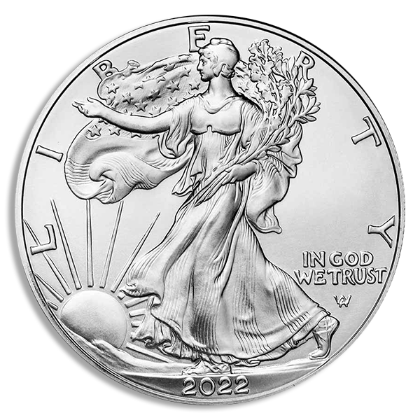 2022 1 oz Silver Eagle (BU) 2022 1 oz Silver Eagle (BU)