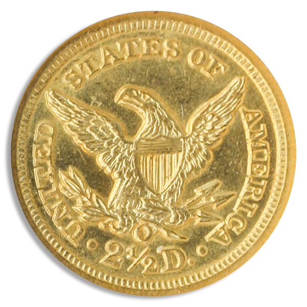 1852-O $2.50 Liberty NGC MS63 CAC 1852-O $2.50 Liberty NGC MS63 CAC