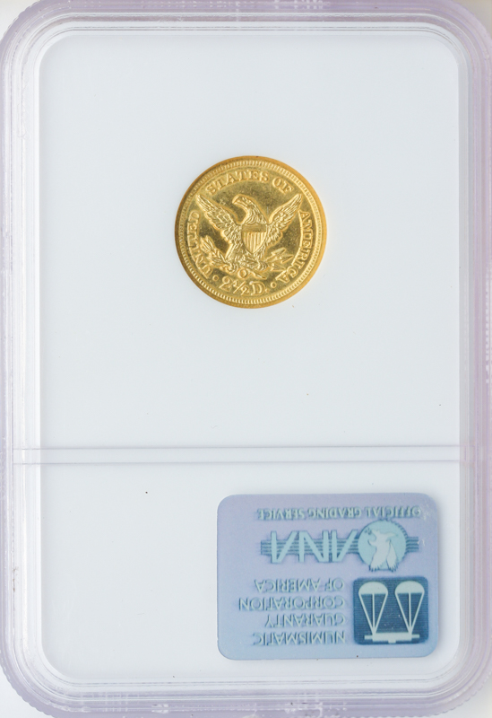 1852-O $2.50 Liberty NGC MS63 CAC 1852-O $2.50 Liberty NGC MS63 CAC