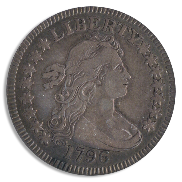1796 Draped Bust Quarter Small Eagle PCGS VF25 CAC 1796 Draped Bust Quarter Small Eagle PCGS VF25 CAC