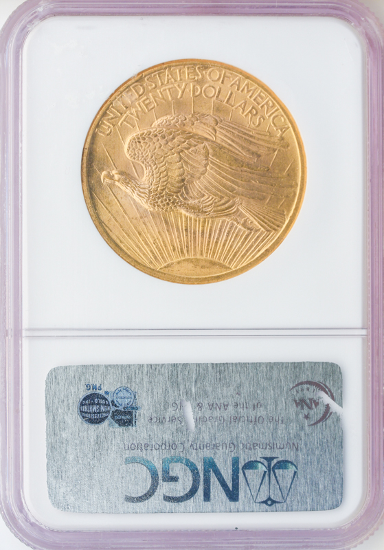1907 $20 Saint Gaudens NGC MS64 CAC