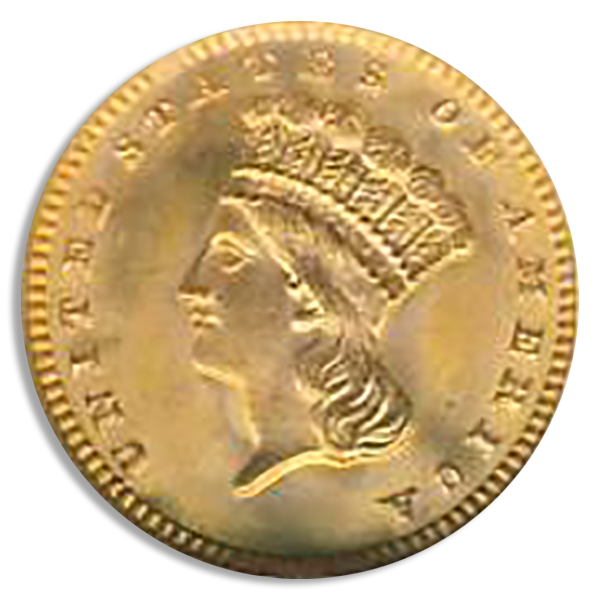 1889 Gold $1 Type 3 NGC MS67 CAC 1889 Gold $1 Type 3 NGC MS67 CAC