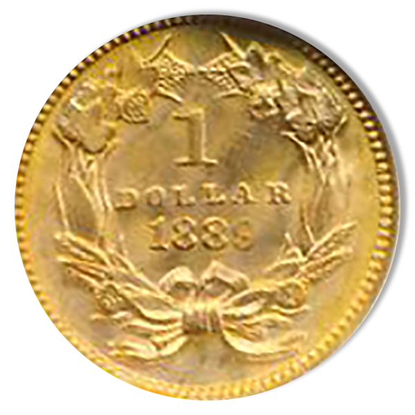 1889 Gold $1 Type 3 NGC MS67 CAC 1889 Gold $1 Type 3 NGC MS67 CAC