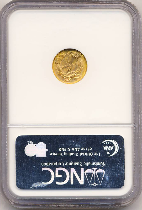 1889 Gold $1 Type 3 NGC MS67 CAC 1889 Gold $1 Type 3 NGC MS67 CAC