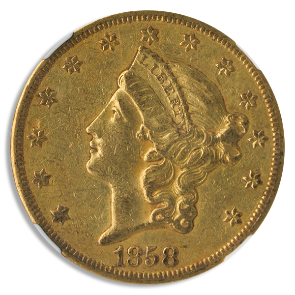 $20 LIBERTY 1858-O