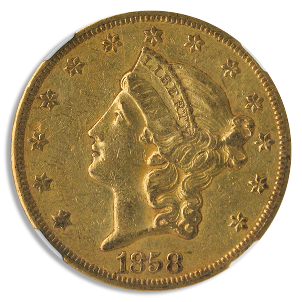 $20 LIBERTY 1858-O $20 LIBERTY 1858-O