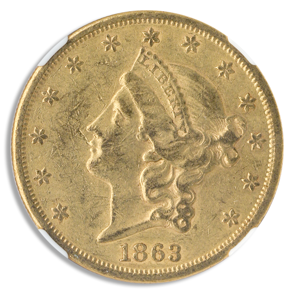 $20 LIBERTY 1863