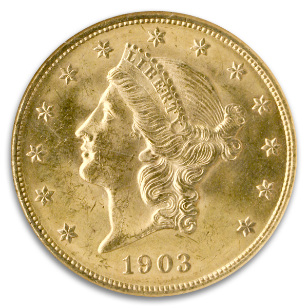 1903 $20 Liberty NGC MS64 CAC