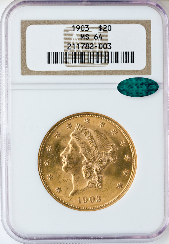 1903 $20 Liberty NGC MS64 CAC 1903 $20 Liberty NGC MS64 CAC