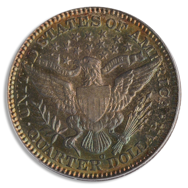 1909-O Barber Quarter PCGS MS65 CAC 1909-O Barber Quarter PCGS MS65 CAC