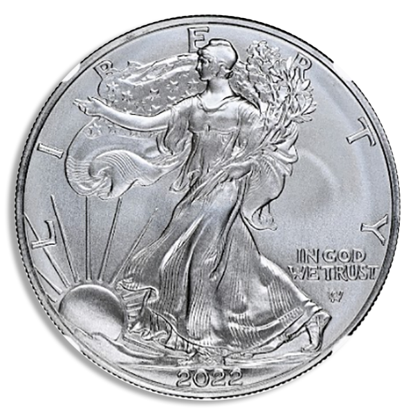 2022 1 oz Silver Eagle NGC Early Releases