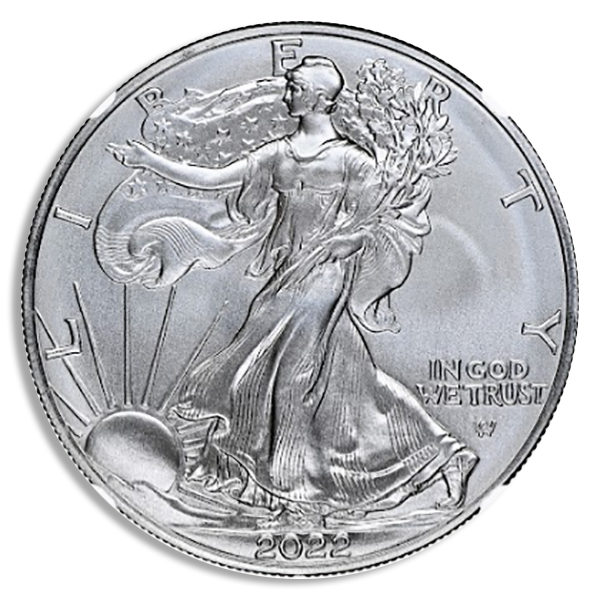2022 1 oz Silver Eagle NGC Early Releases 2022 1 oz Silver Eagle NGC Early Releases
