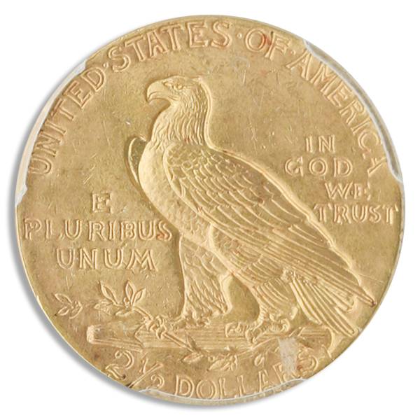 $2 1/2 Indian Certified MS65 (Dates/Types Vary)