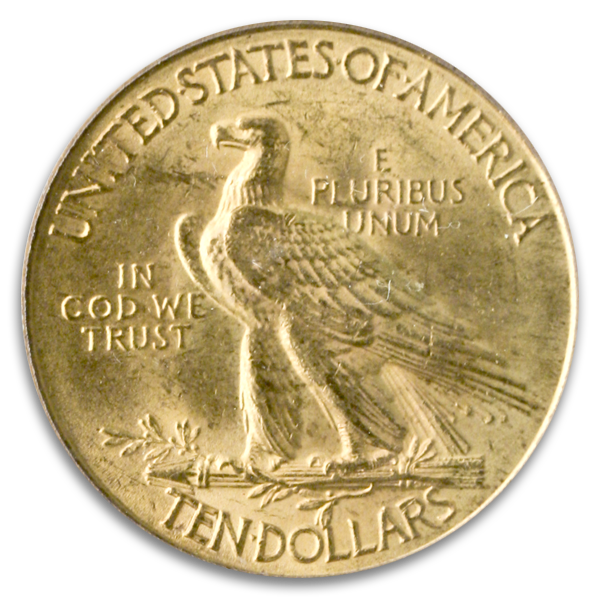$10 Indian Certified MS63 (Dates/Types Vary)